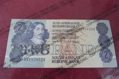 SA Bank Note - R2 - Signed CL Stals - Crisp Condition