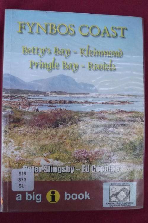 Book - Fynbos Coast Betty's Bay, Kleinmond, Pringle Bay & Rooiels