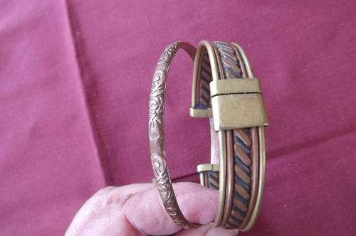 Set of 2 Brass Bangles