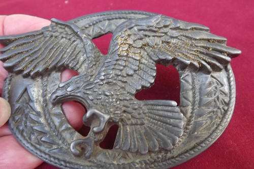 Buckle - Large with Eagle - see scan