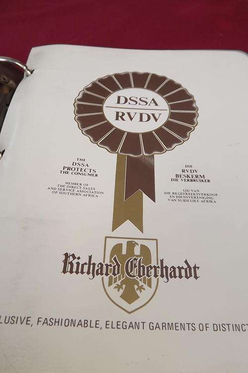 Book - Richard Eberhardt Vintage 1960's Sample Book for Ladies Clothing