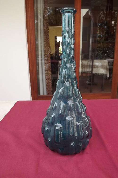 Tall Blue Vase made in Italy - good condition