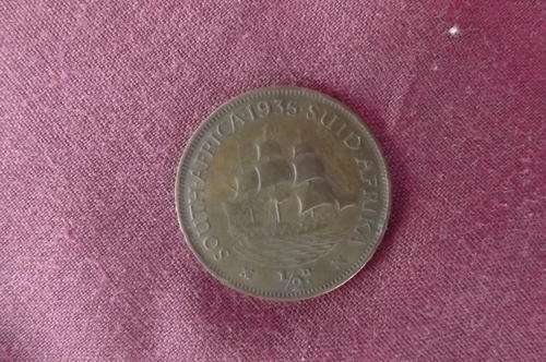 Union of SA Half Penny 1935 in VF Condition