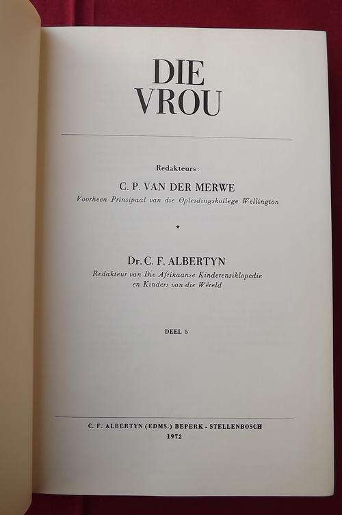 Book - Die Vrou 1972 - Vervynde Gees - 403 Bladsye in baie goeie toestand