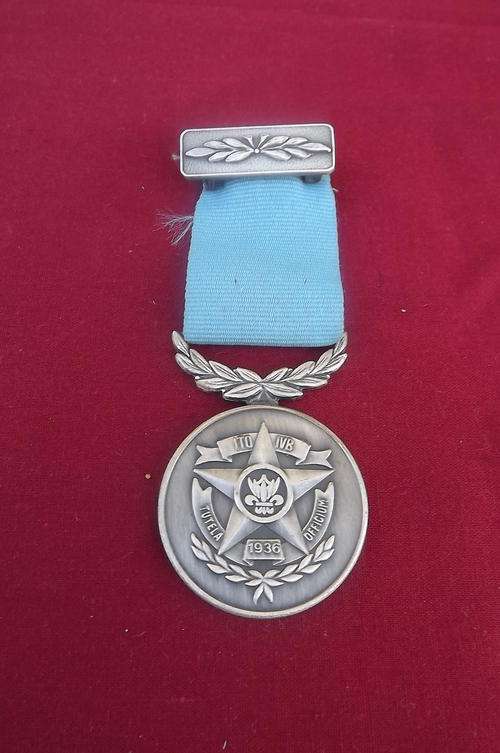 Medal from ITO - Tutela Officium 1936 - Light Blue Ribbon