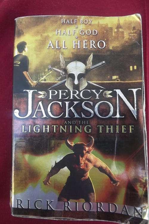 Book - Percy Jackson and the Lightning Thief by Rick Riordan - Half Man - Half God