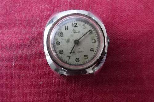 Timex Ladies Vintage Wind-Up Watch - working - water resistant - need strap