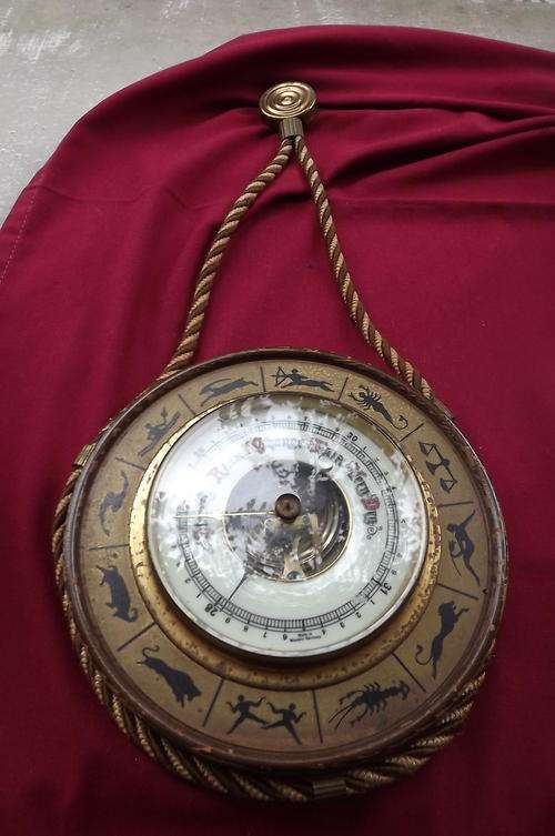 Barometer made in Western Germany - diameter 16.5cm