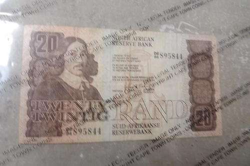 SA R20 Note with Fractional numbering signed G de Kock - good condition