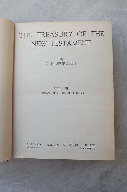 Book - The Treasury of the Bible - New Testament Vol III