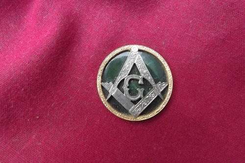 Masonic Gold & Silver Enamel Medallion - unsure about origin