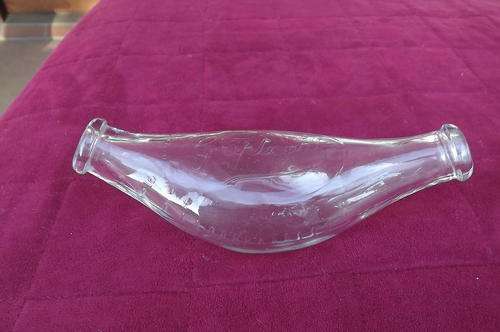 Vintage Griptight glass double-ended baby feeder.Made in England.Marked in ounces and table spoons.