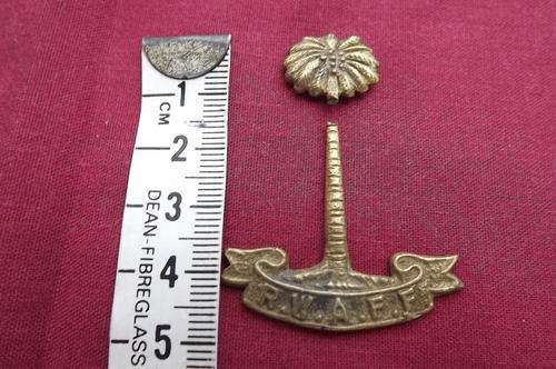 WW2 British Royal West Africa Frontier cap badge.Broken