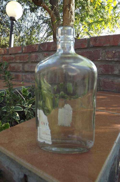 Vintage half bottle.Old brown sherry-Talana bottle in good condition