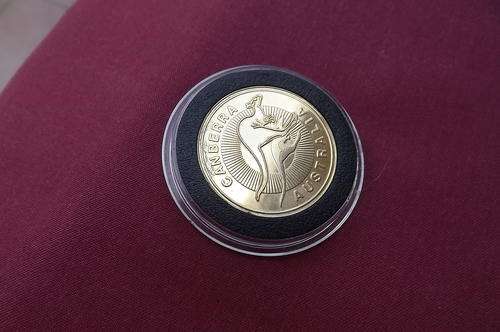 UNC coin from Australia minted by Canberra