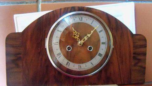 Imbuia  Mantel Clock