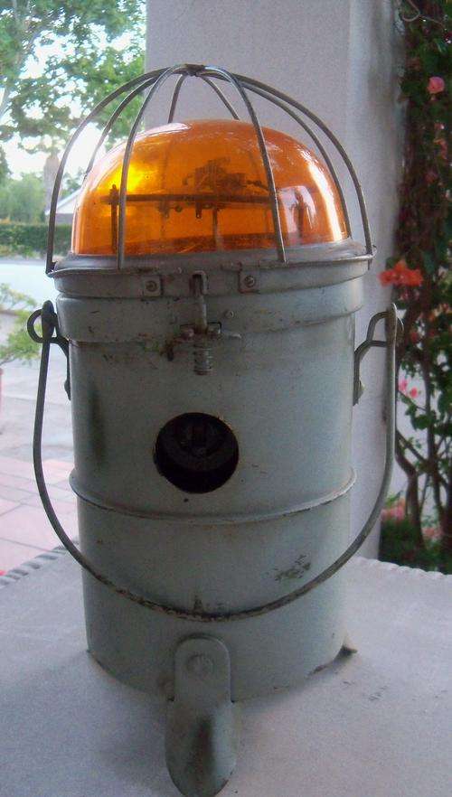 Old Naval Emergency Lamp as per scan