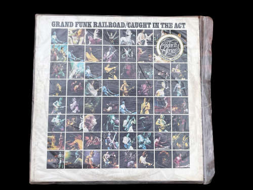 GRAND FUNK RAILROAD - CAUGHT IN THE ACT (1975) LP VINYL *DOUBLE ALBUM */ ESTIMATE R 20 - R 95