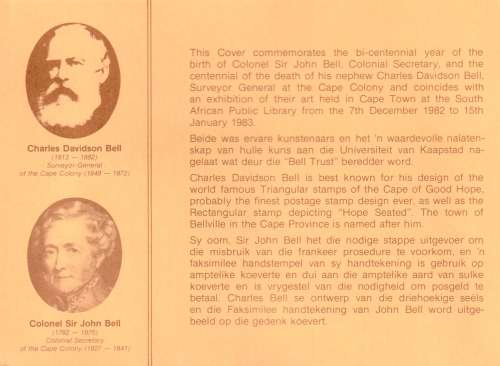 Bell Heritage Trust COGH triangle design commemorative cover