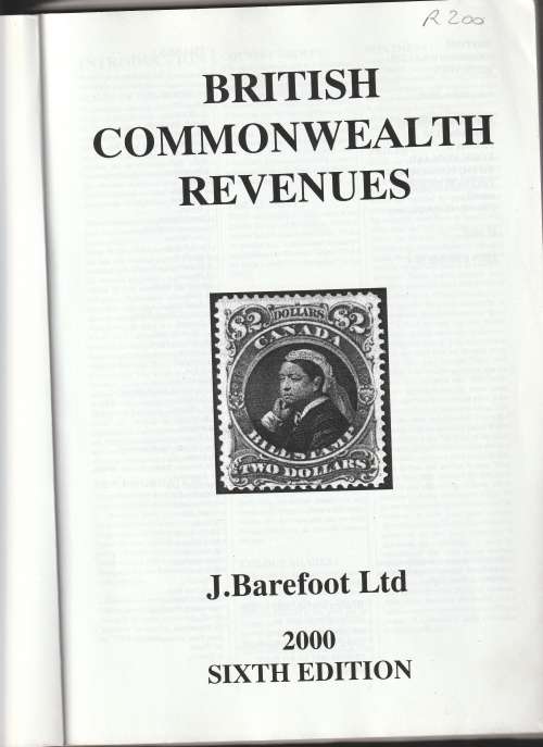 British Commonwealth Revenues J Barefoot Ltd Catalogue