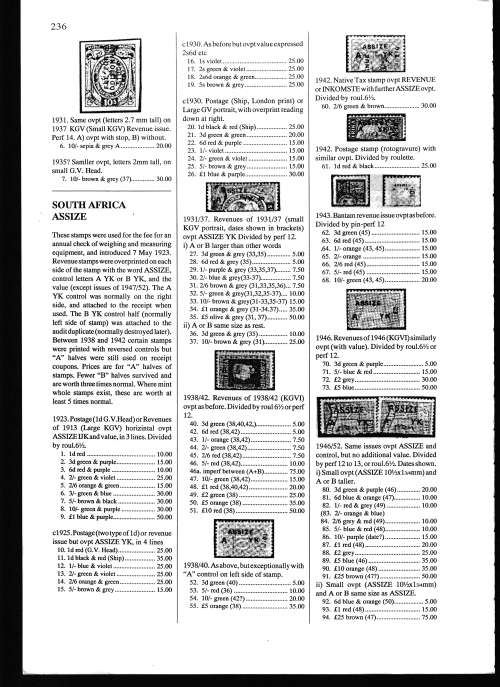 British Commonwealth Revenues J Barefoot Ltd Catalogue