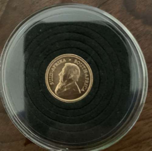 2020 1/10 oz South African Gold Krugerrand Coin (BU) Encapsulated (never opened) FREE SHIPPING