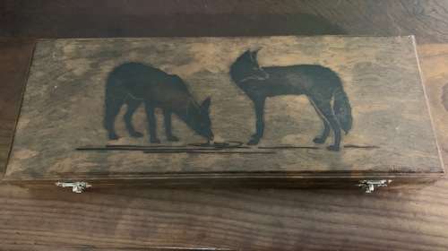 2006 Prestige Black Backed Jackal FOUR coin Proof Silver set (3,75 ounces) in imbuia box Ltd mintage