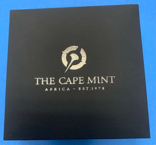 Invictus Siya Kolisi 99.9 pure silver proof Springbok rugby ltd edition coin with box and COA