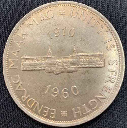 1960 5 Shillings 50th anniversary of the Union of South Africa