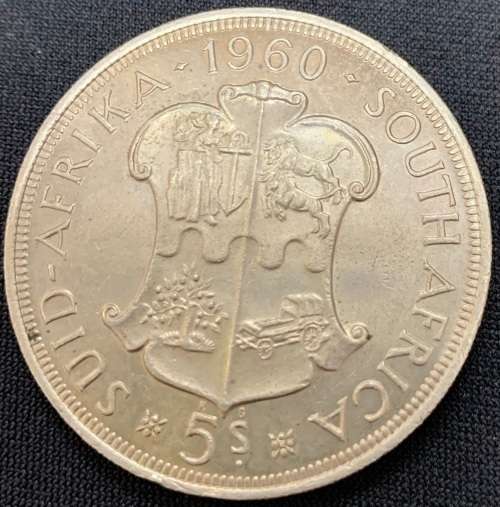 1960 5 Shillings 50th anniversary of the Union of South Africa