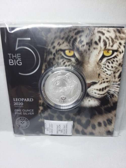 2020 Big Five Leopard Silver 1 ounce coin Series 1