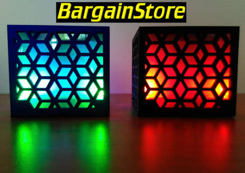 BLACK Omega cube Bluetooth speaker with USB, SD card, AUX, FM modes FREE 1A WALL CHARGER LOCAL STOCK