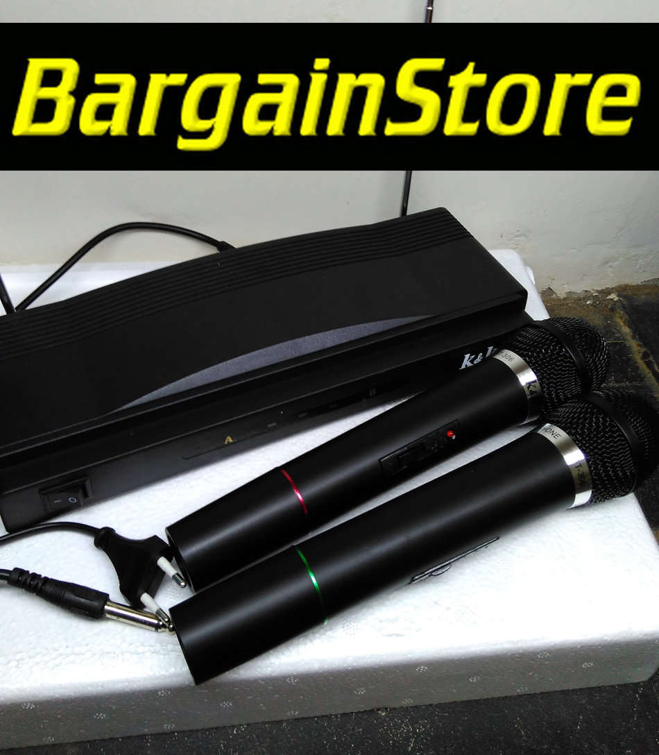 '2 sets on auction'  DUAL wireless microphone system <LOCAL STOCK>