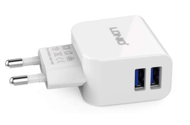 2 USB Port Charger with ios cable