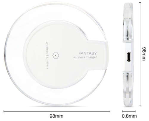 Wireless Charger, Compatible with Qi Standard Smart Phones!