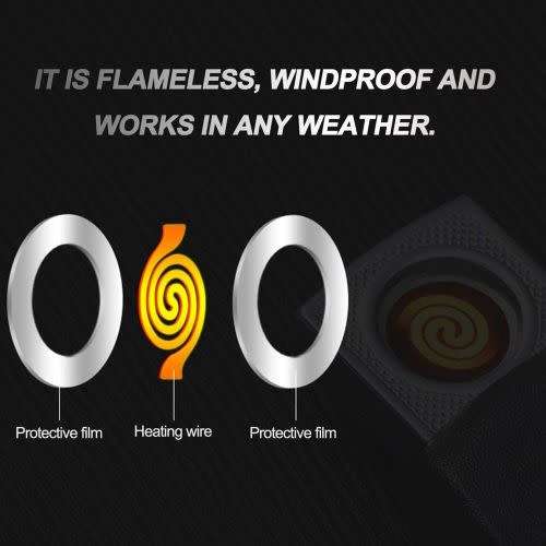 USB Rechargeable Keyring Lighter - 3 ON AUCTION