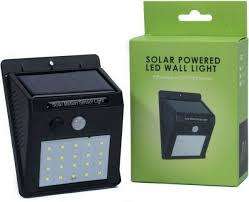 Solar Powered LED Wall Light