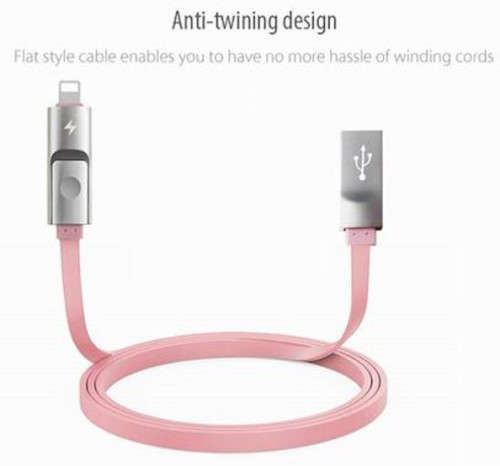 2 in 1 Android and iPhone Data and Charging Cable - 2 in 1