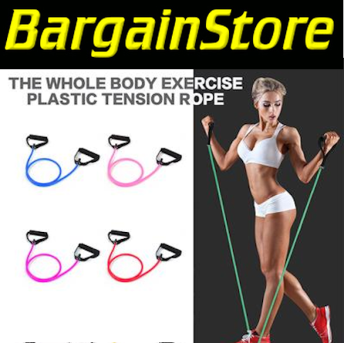 Tension Rope, Resistance Band for Full Body Workout - 3 ON AUCTION