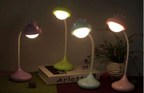 Cute Baby LED Nursery Lamp with Touch Dimmer and Built in Rechargeable Battery