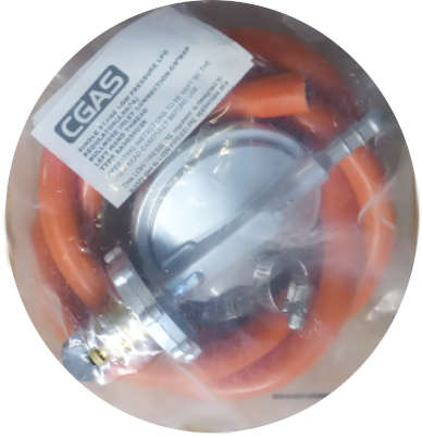 MASSIVE 4kg Double Burner Gas Stove with Regulator, Inlet Connector + 1m Hose