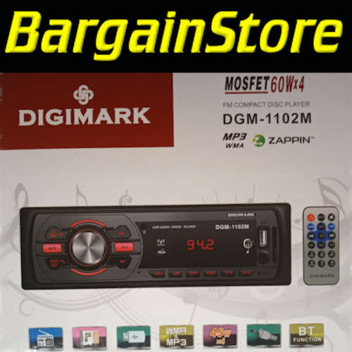 Bluetooth Car Radio + IR Remote