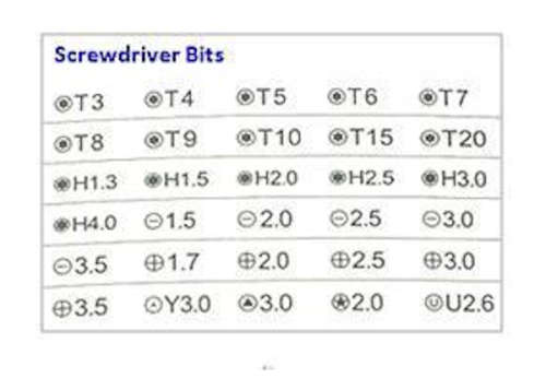 31 Piece Electron Screwdriver Set - 5 ON AUCTION