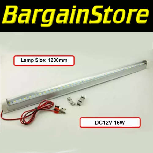 DC12V 1.2m High Power 16W LED Light Bar with Wiring, Clips and Brackets - 3 ON AUCTION
