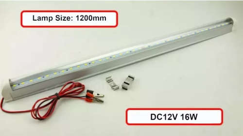 DC12V 1.2m High Power 16W LED Light Bar with Wiring, Clips and Brackets - 3 ON AUCTION