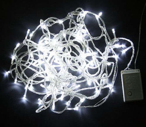 10m White LED Fairy Lights with Controller - 3 ON AUCTION