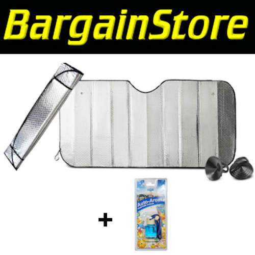 Car Windscreen Sun Visor and Auto-Aroma Air freshener- 3 ON AUCTION