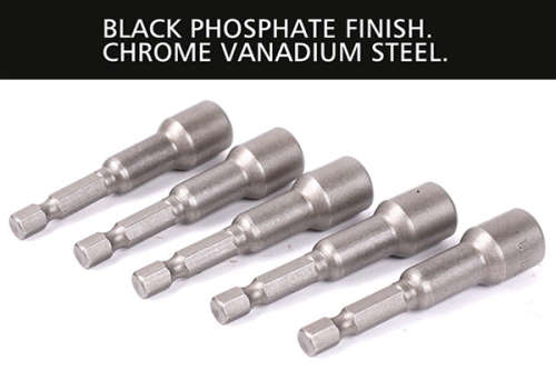 5 Piece 8mm Magnetic Hex Bit Set - 3 ON AUCTION