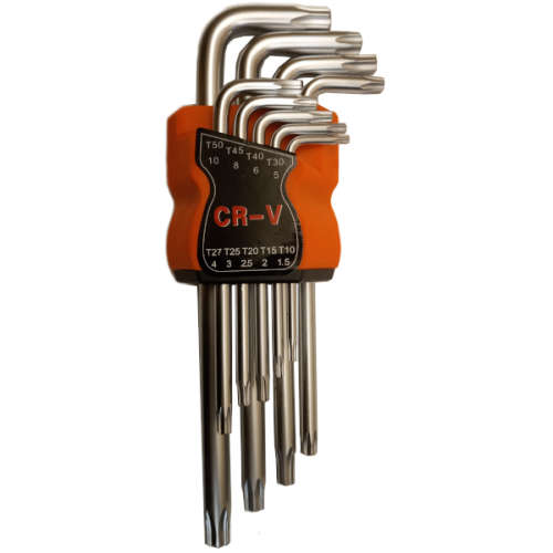 L Shaped Torx Spline Drive 9 Piece Set - 3 ON AUCTION