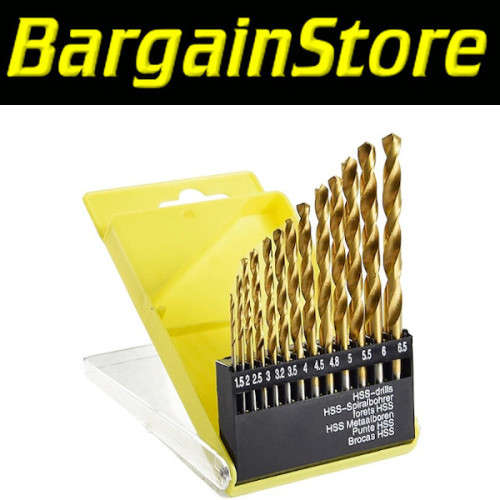 13 Piece HSS Drill Bit Set - 3 ON AUCTION